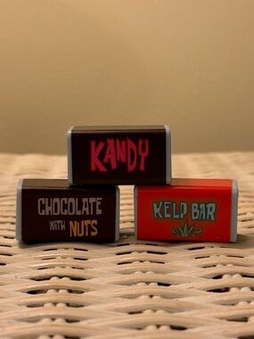 3 SpongeBob SquarePants Mini Rock Bottom Vending Machine Replacement Candy